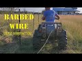 How to Install Barbed Wire