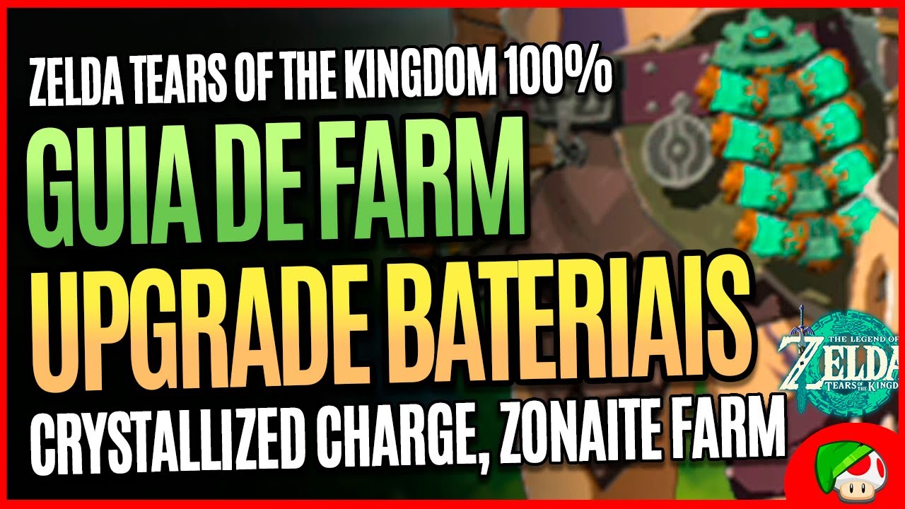 Guia para Upgrade de Baterias | Farm de Large Cristallized Charge