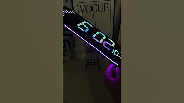 Modern led display wall clock #wallclock #digitalwallclock #fok #digitalclock