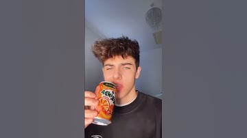 Kyle Thomas 💙 trying arabic soda!! 😎 it’s SOO GOOD #kylethomas #shorts