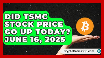 Did TSMC Stock Price Go Up Today? June 16, 2025 | Stock and Options Playbook