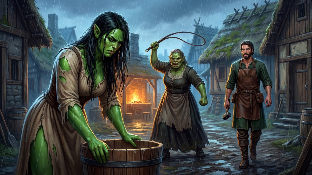 Каждый день её избивала мать-орчиха… Пока тихий кузнец не забрал её в жизнь, которой она не ждала