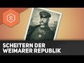 Das Scheitern der Weimarer Republik - Ursachen & Grundzüge