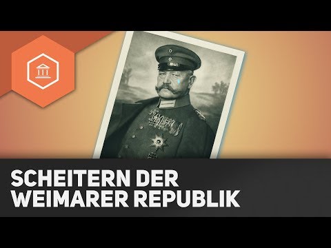 Das Scheitern der Weimarer Republik - Ursachen & Grundzüge