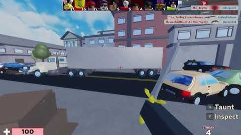 Arsenal knife fight in a public server