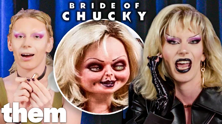 Bosco Gets Into Bride Of Chucky Drag While Answeri...