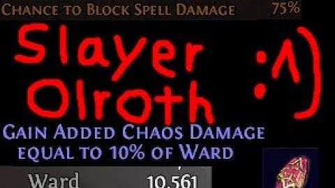 Ward Chaos Smite Slayer build overview