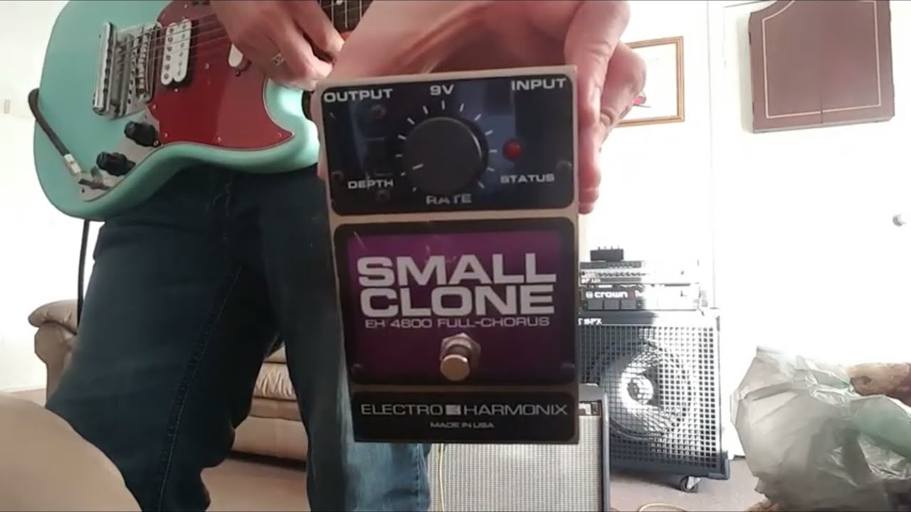 Vintage EHX Small Clone Chorus Demo - YouTube