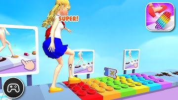 ASMR Tippy Toe - Gameplay Walkthrough Part 6 - Racing Game To Play (iOS, Android)