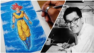 Speed Drawing Goku In 1 Minute A Tribute To Dragon Ball Creator Akira Toriyama