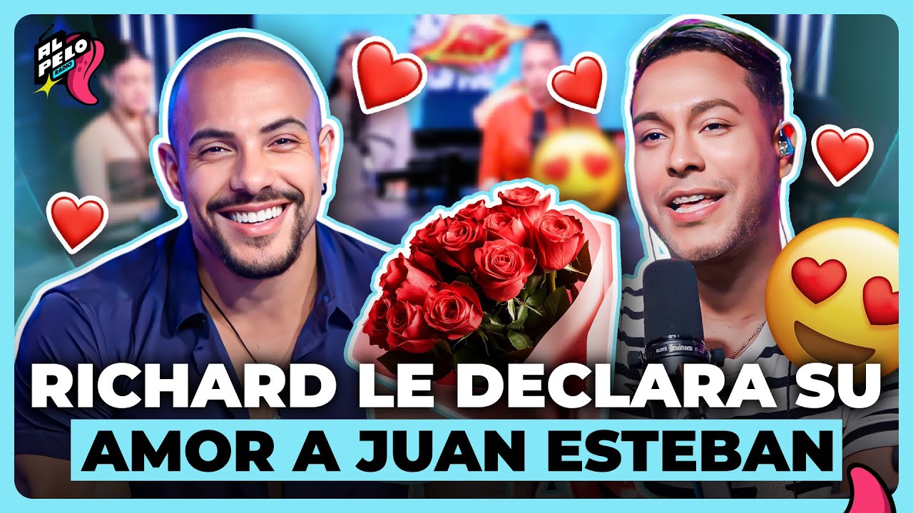JUAN ESTEBAN Y RICHARD HERNÁNDEZ HACEN LAS PASES EN VIVO Y LE DECLARA SU AMOR
