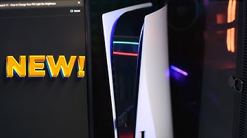 Your PS5 Can Now Change The Light Bar Brightness! (Update 9.00)