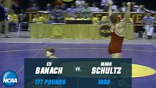 Ed Banach vs. Mark Schultz: FULL 1982 NCAA title match at 177 pounds