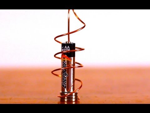 How to Make a Homopolar Motor - Best Science Fair Project! 