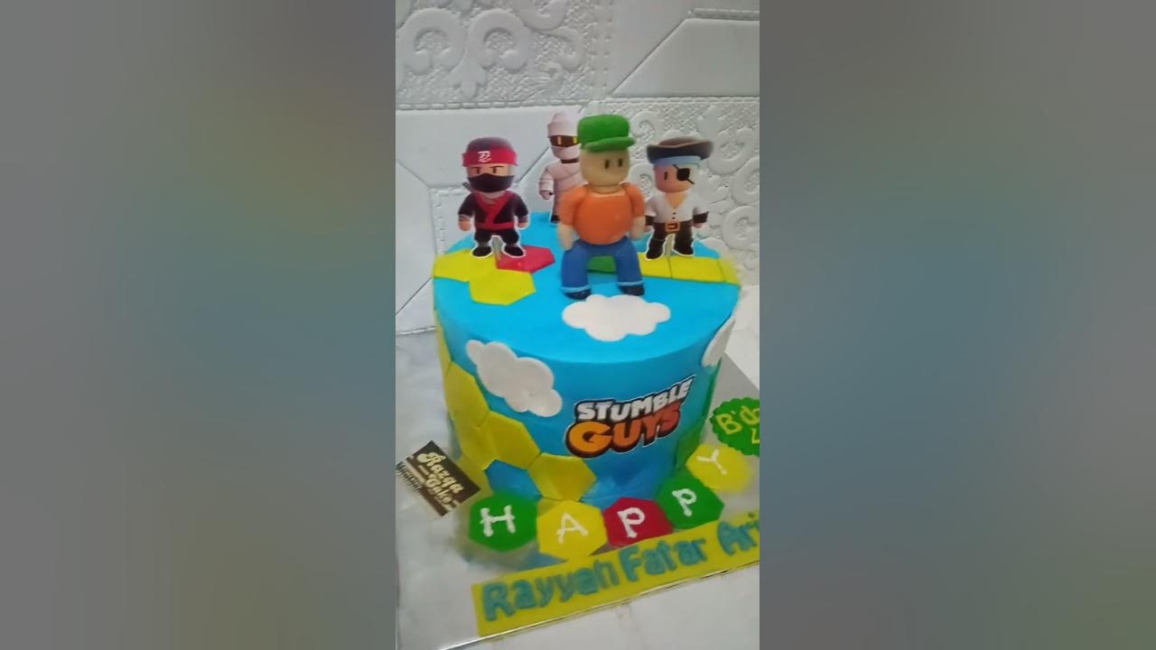 Jogo de fondant Stumble Guys Cake Picture