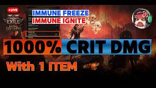 🔴 EP42 HC 10D Budget Infernalist 1000% Crit Dmg with 1 Item Immune Freeze/Ignite