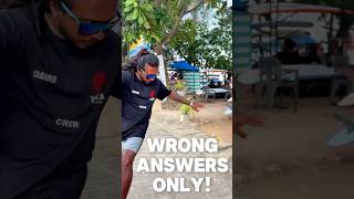 Wrong Answers Only Challenge with our surf instructors #funny