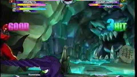 MvC2 Online (360): Brett (MSSpiral) vs SynKiller (Gief/Shuma/Cap) 6 .:12.27.09:.
