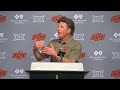 Oklahoma State vs. Texas Tech Postgame News Conference - 11/23/2024