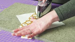 String Piecing On Foundation Paper
