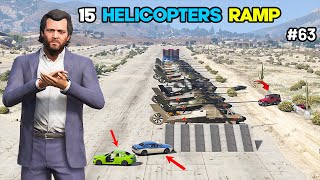 15 Helicopters Ramp | Michael Real Life Mods | GTA 5 In Telugu | #63 | MR PACHU GAMER