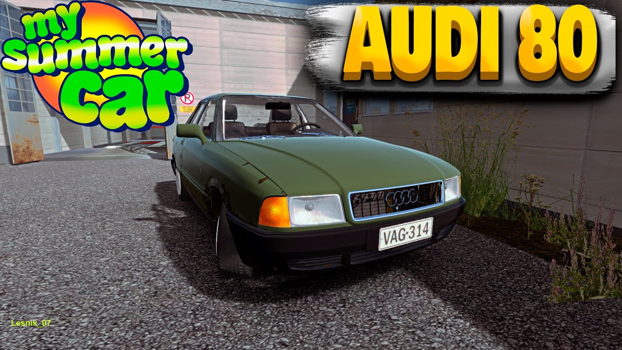 MY SUMMER CAR СОБИРАЮ РЖАВУЮ АУДИ 80 #4