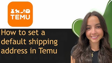 How to set a default shipping address in Temu