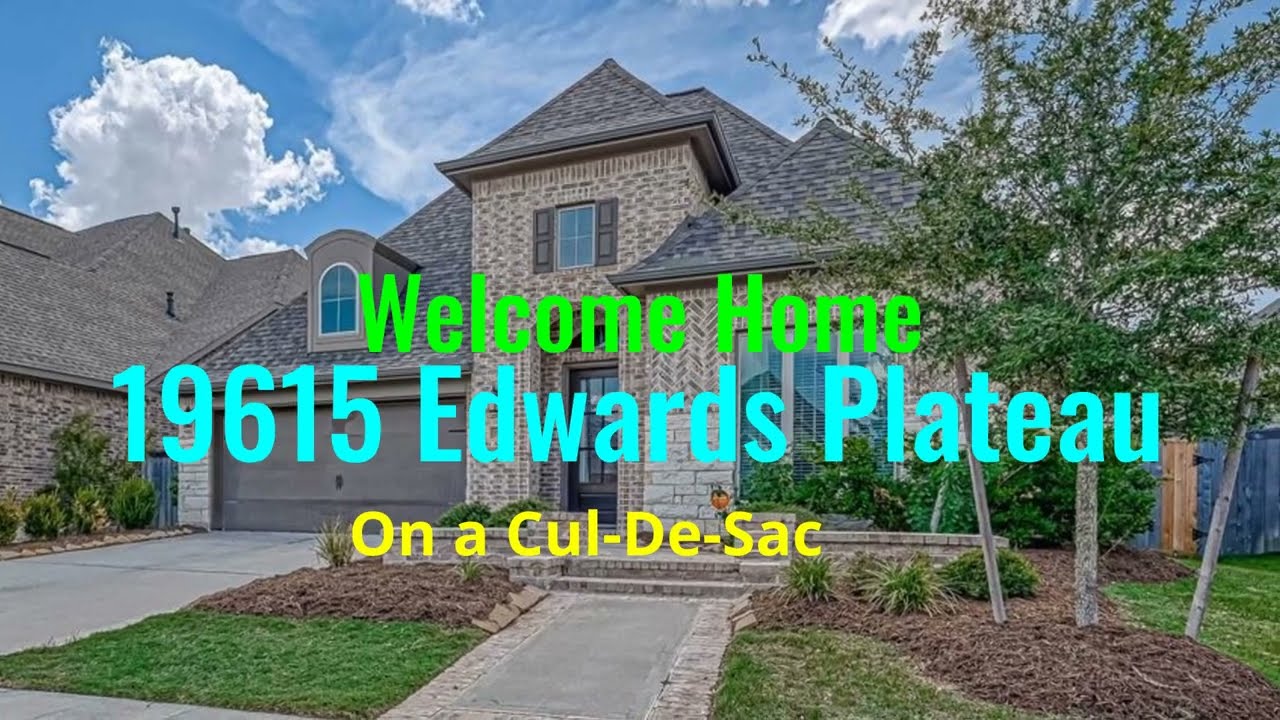 Bridgeland home for sale, 19615 Edwards Plateau Drive YouTube