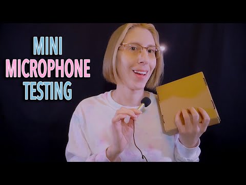 ASMR | Mini Mic Testing - whispering, tapping, scratching