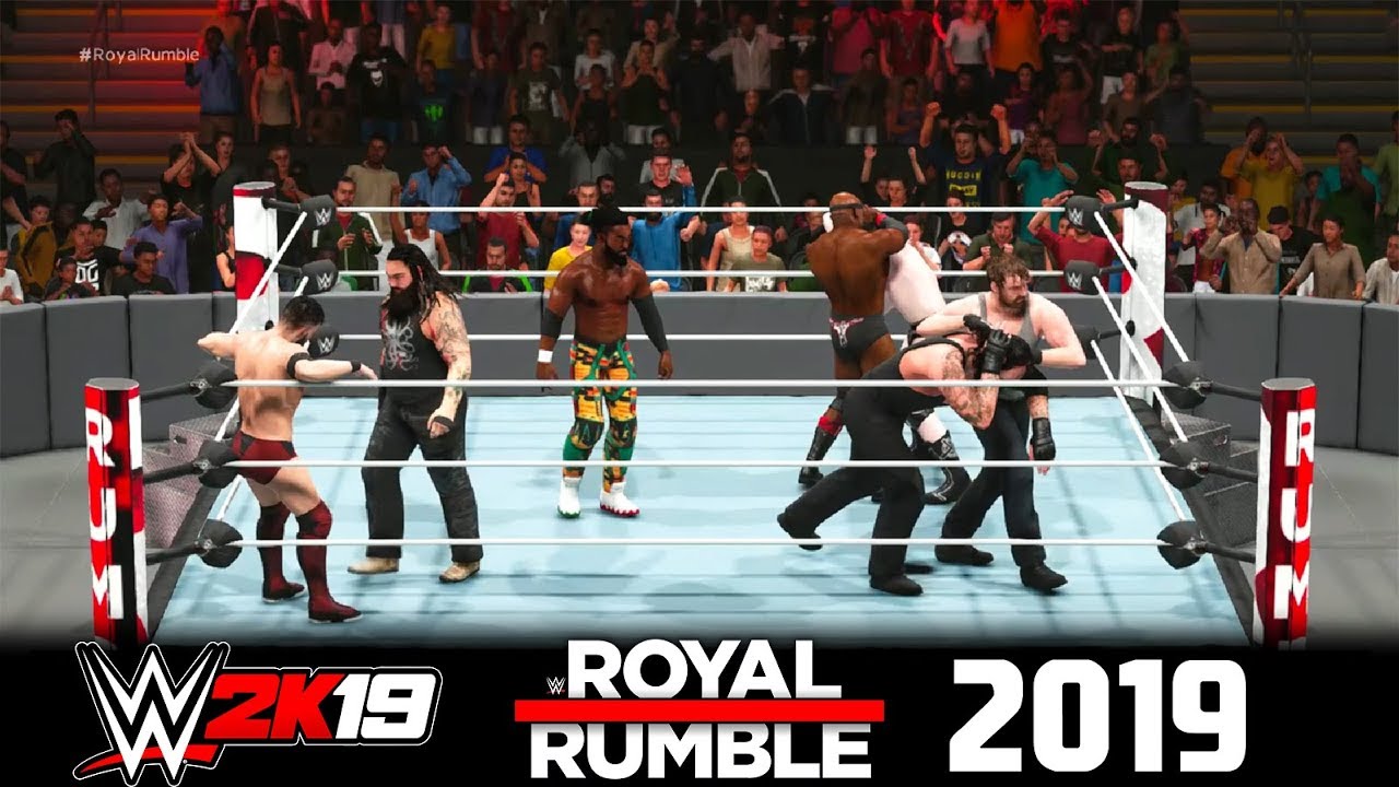 WWE 2K19 30 Man Royal Rumble 2019 Prediction Full Match