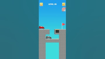 Draw a bridge level 26 complete ❤️