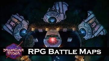 Animated RPG Map - Tech Cave Cult by Dreamslayer Studios