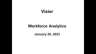 Analyst Cam: Visier - workforce analytics
