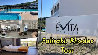 Evita Resort Hotel, Faliraki, Rhodes Tour Oct 2023