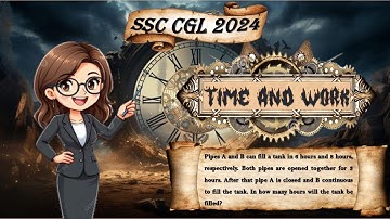 SSC CGL 2024 | Pipes & Cisterns Trick | Time & Work Problem Solved in Seconds 🚀