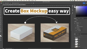Create Box Mockup easy way #photoshop #photoshoptutorial #mockupdesign