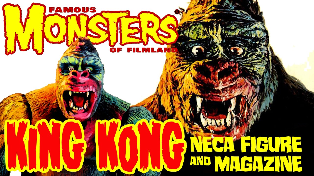 キングコング　フェイマスモンスター　Famous Monsters Famous Monsters King Kong NECA Figure and Magazine - YouTube