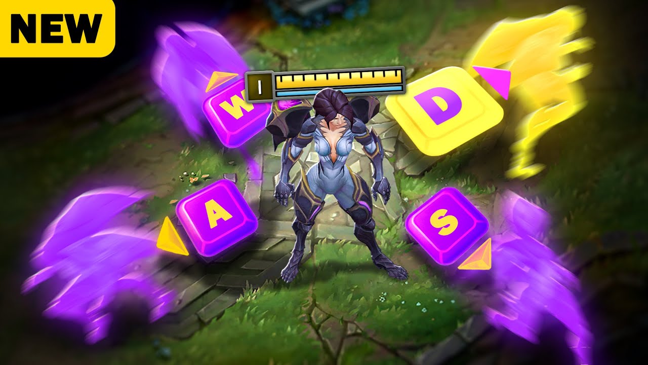 I Tried League of Legends New WASD Controls... (Kai'Sa WSAD Gameplay)