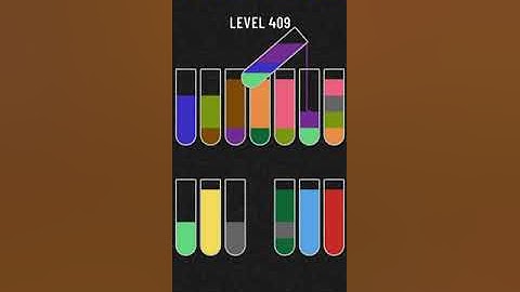 water sort puzzle - level 409