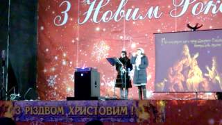 Святкове Різдвяне зібрання на площі м.Запоріжжя 05.01.2017