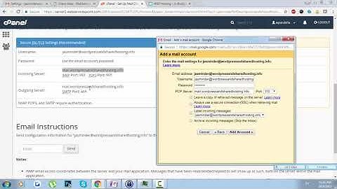 Configure domain emails with Gmail | cPanel | WSP Secure Web Hosting