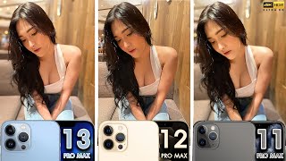 iPhone 13 Pro MAX vs 12 PM vs 11 PM รีวิวการถ่ายรูปเมียแบบละเอียดยิบ! [4K] | KP | KhuiPhai