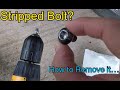 How to Remove Stripped Screw/Allen Bolt: Drill Extractor