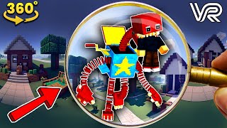 BOXY BOO MINECRAFT Poppy Playtime Chapter 3 | Finding Challenge | 360° VR World Video 4K