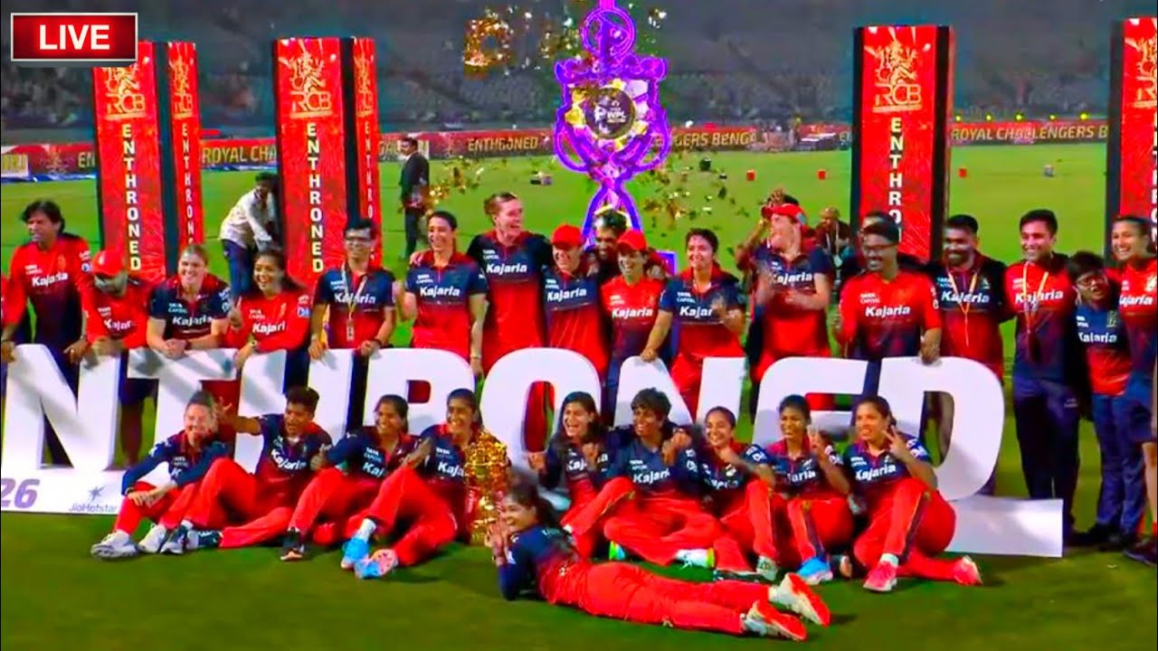 RCB Celebration After Winning WPL 2026 | RCB Celebration With WPL Trophy | Trophy Ceremony WPL 2026