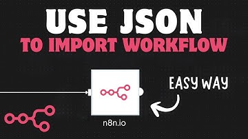 Hoe u een JSON-bestand gebruikt om een ​​workflow in N8N te importeren