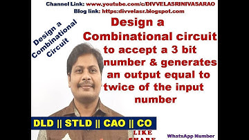 Design a combinational circuit to accept a 3 bit number and generates an output as twice of input