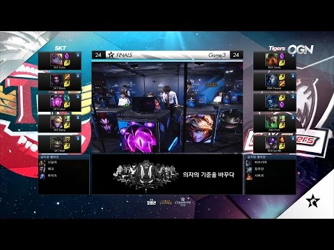 ROX vs SKT Game 3 Highlights - ROX TIGERS vs SK TELECOM T1 - LCK SPRING 2016 PLAYOFFS FINAL