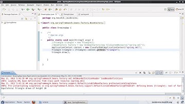 Spring Tutorial 06   Using Constructor Injection
