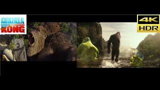 All Star (Shrek) |  Kong Intro 4K Recording | Beginning Scene / Godzilla vs Kong